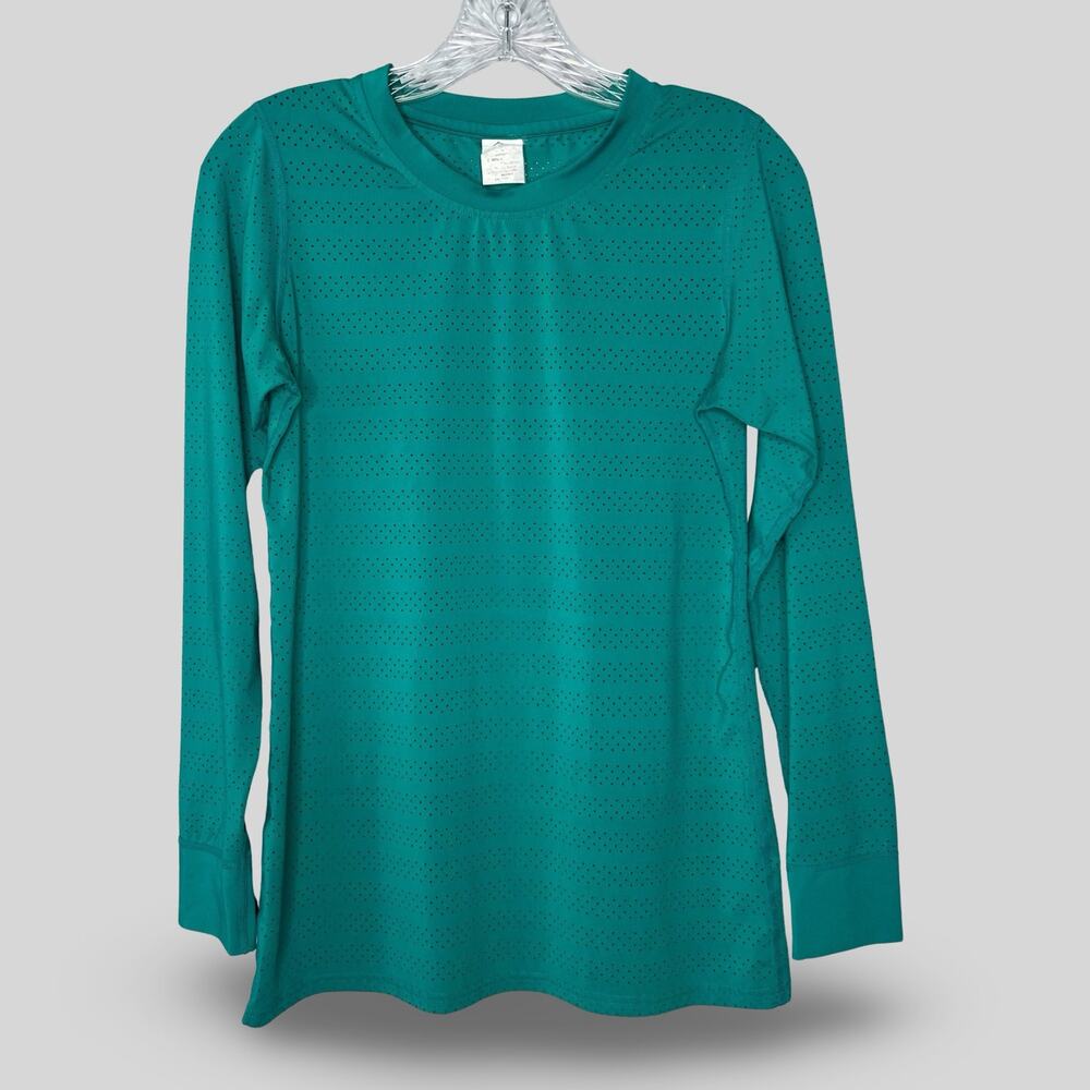 Zyia Active Perforated Long Sleeve Top